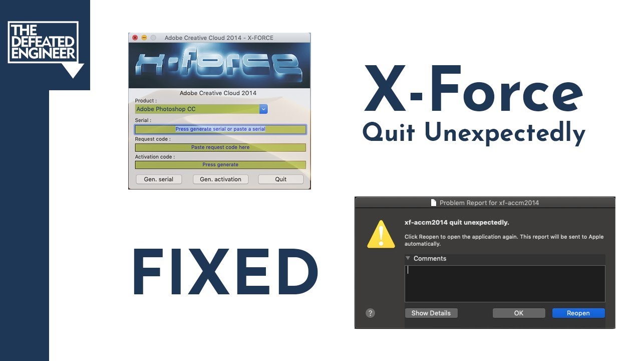 xf-aapxi quit unexpectedly mojave
